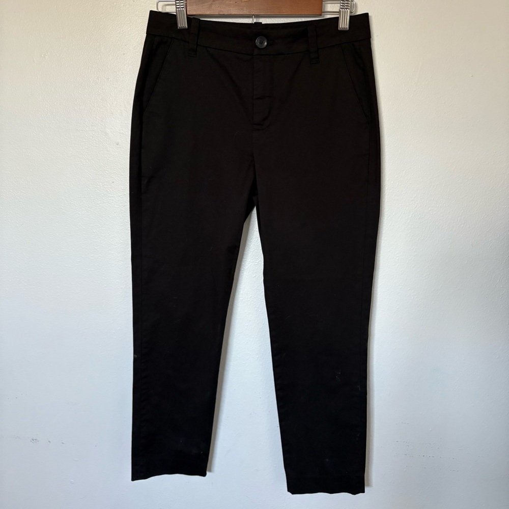 Vince. Classic Black Cropped Ankle Pants Slacks Size‎ 2